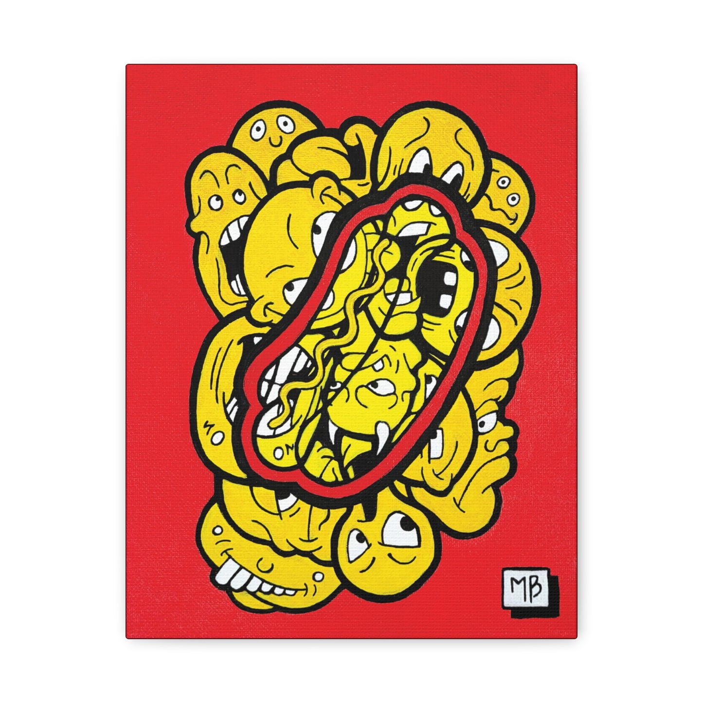 "HOT DOG!" Canvas Print