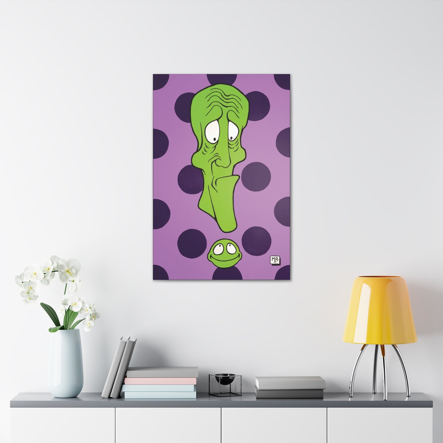 "Solemn!" Canvas Print