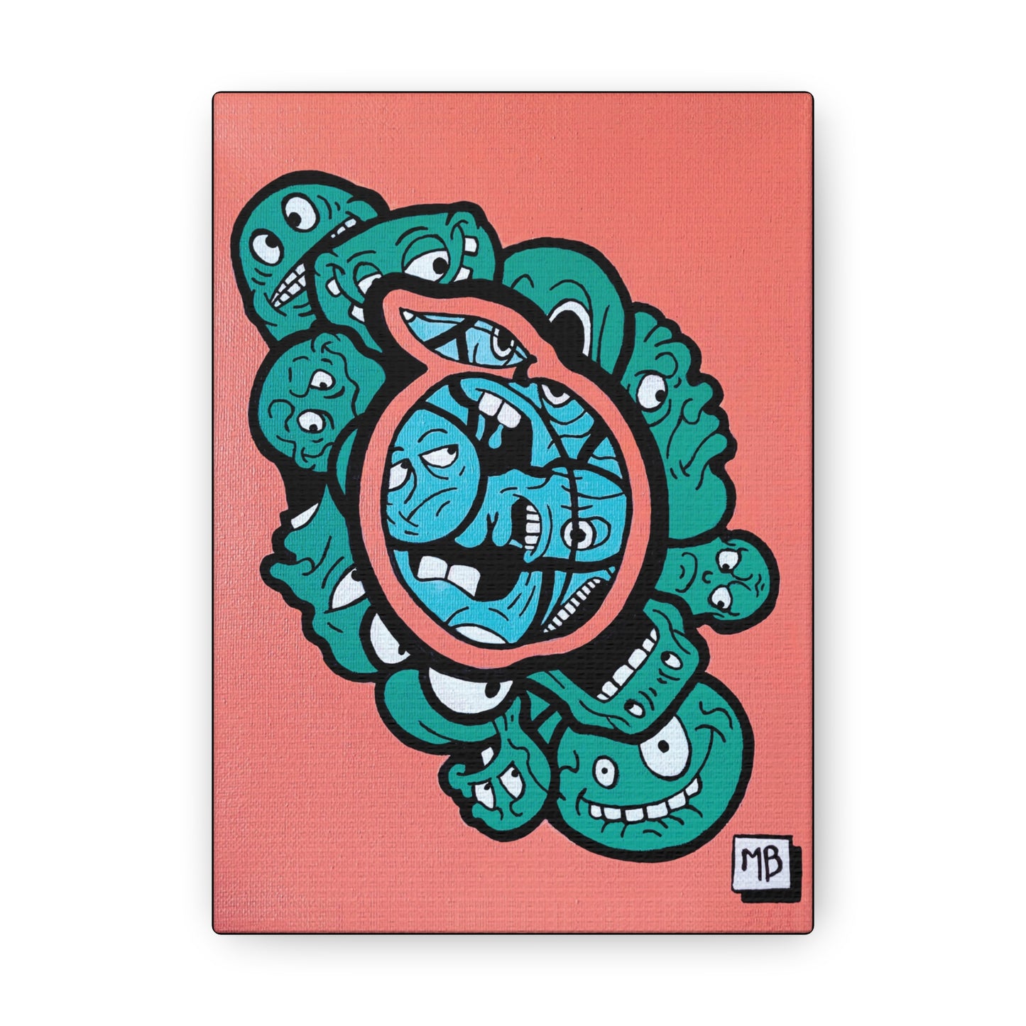 "Peach?" Canvas Print