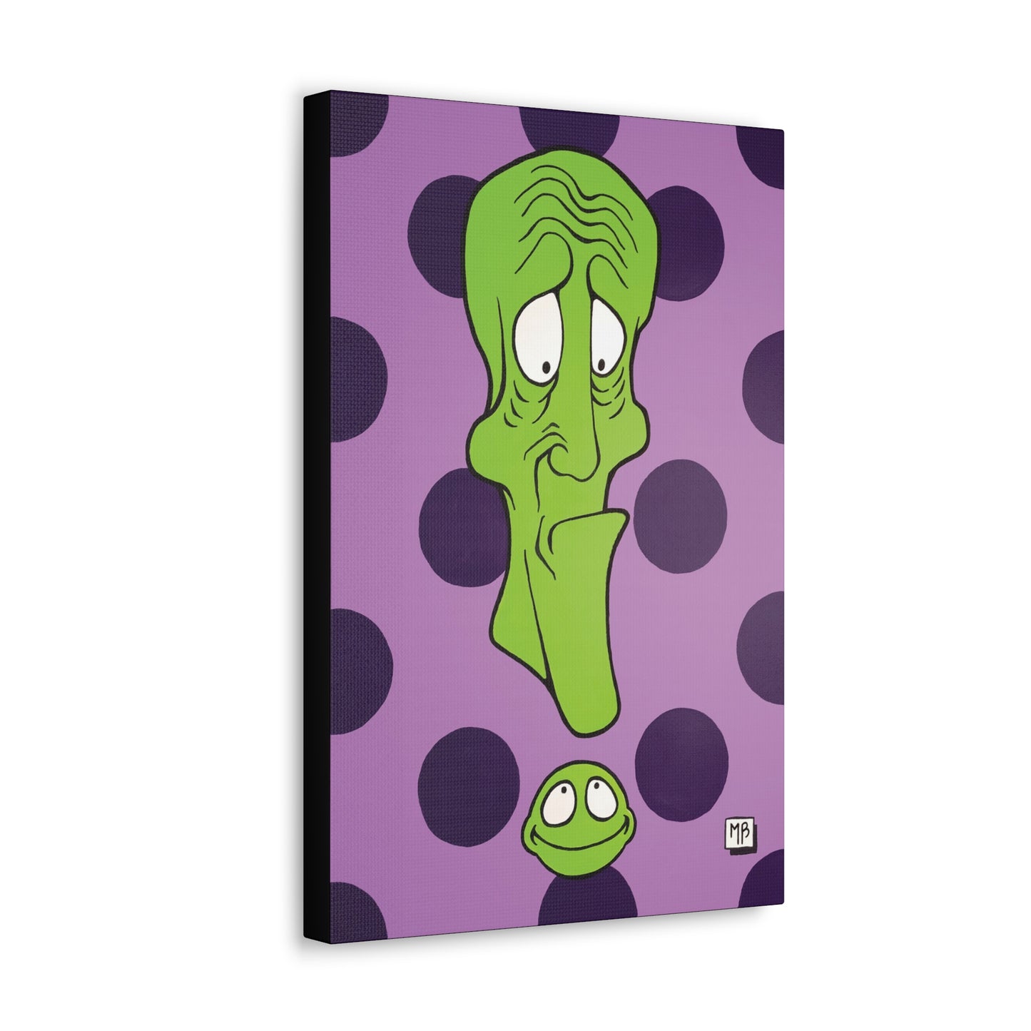 "Solemn!" Canvas Print