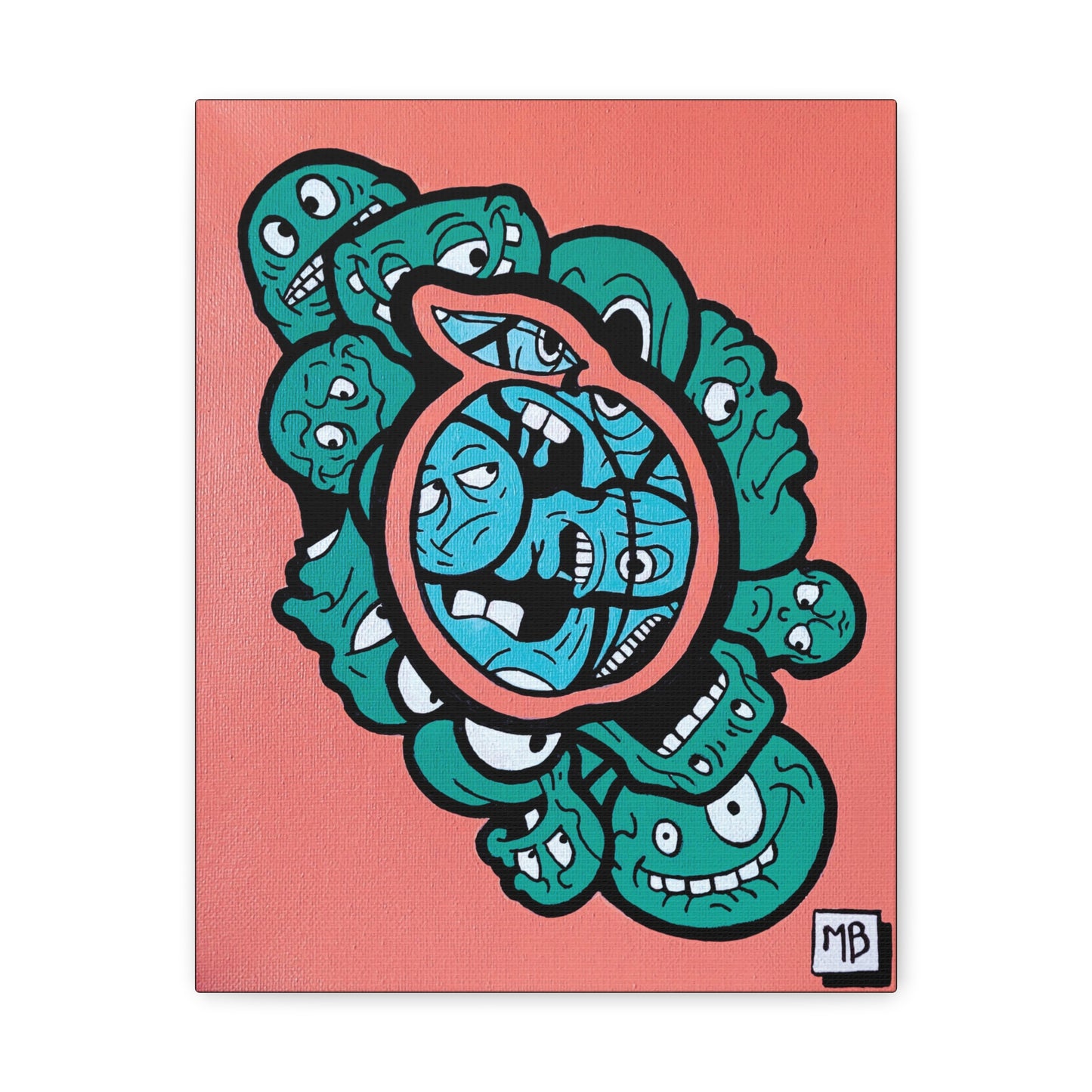 "Peach?" Canvas Print
