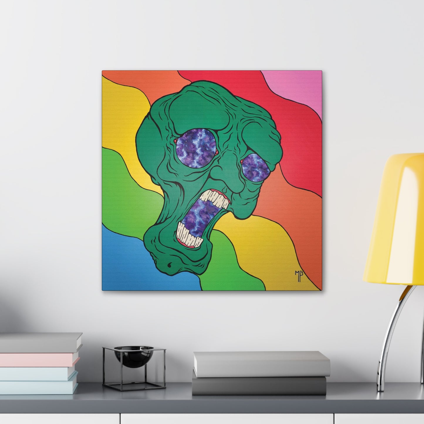"Cosmic Agony" Canvas Print