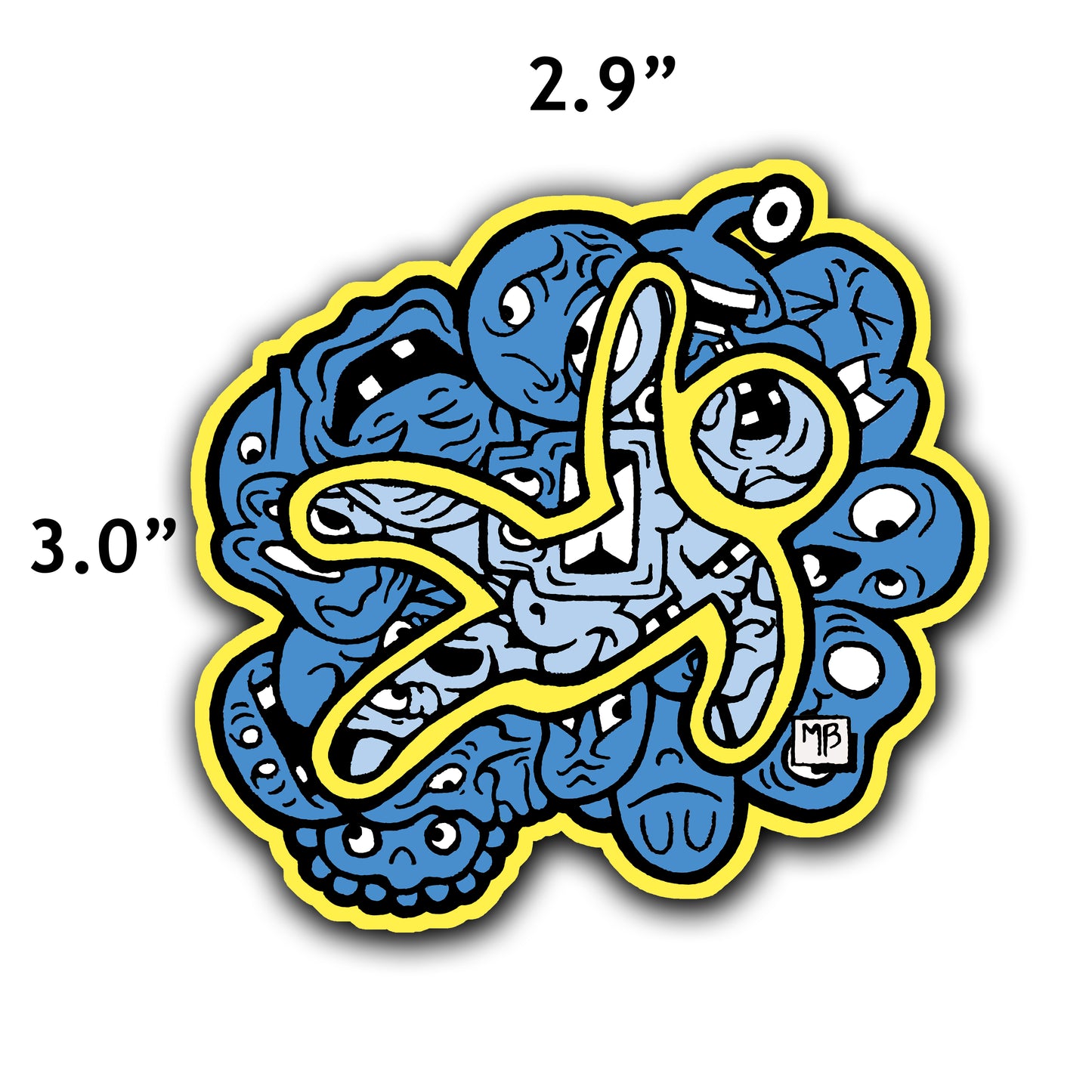 "FALLING HAZARD" - sticker