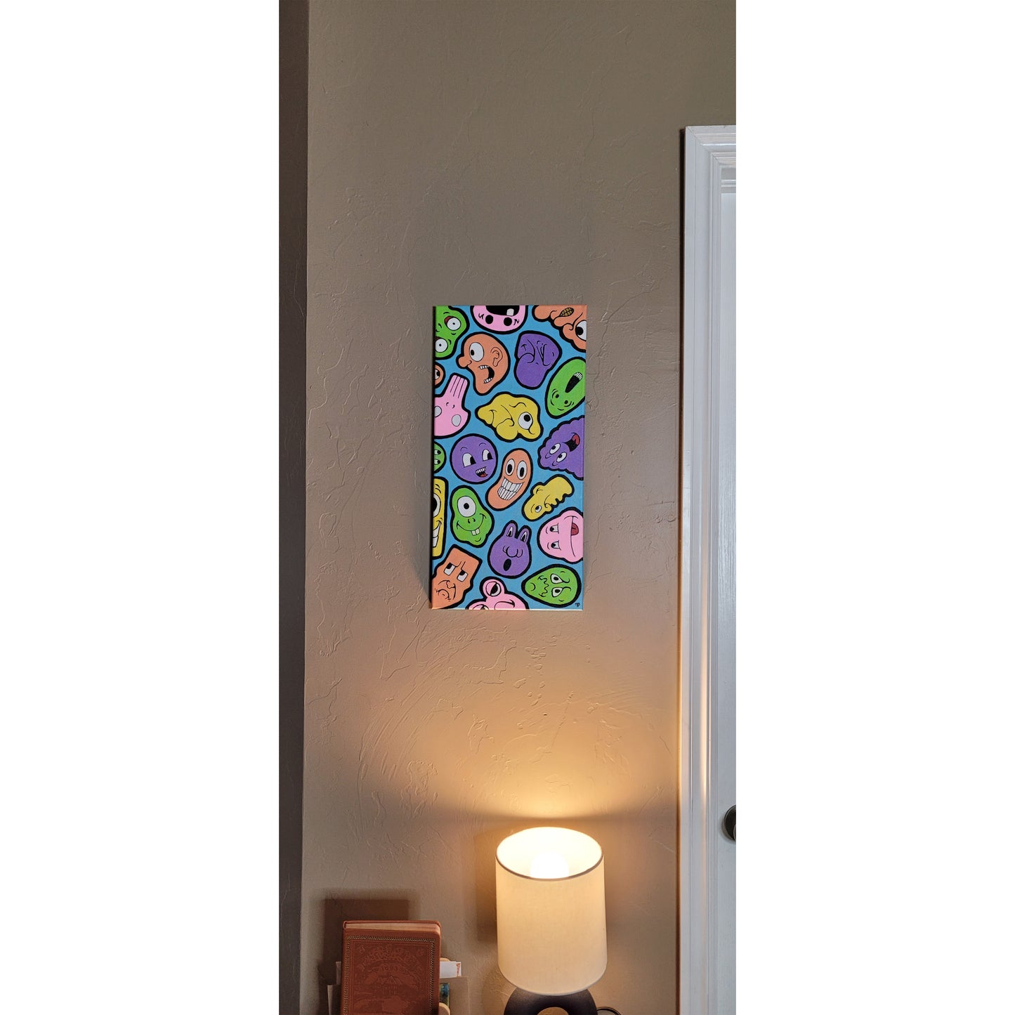 "The Party" Acrylic on canvas 10x20