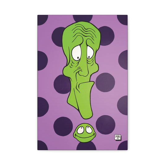 "Solemn!" Canvas Print