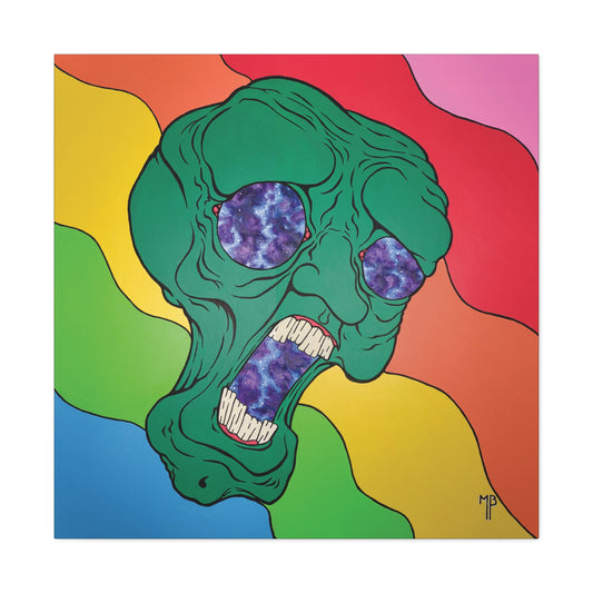 "Cosmic Agony" Canvas Print