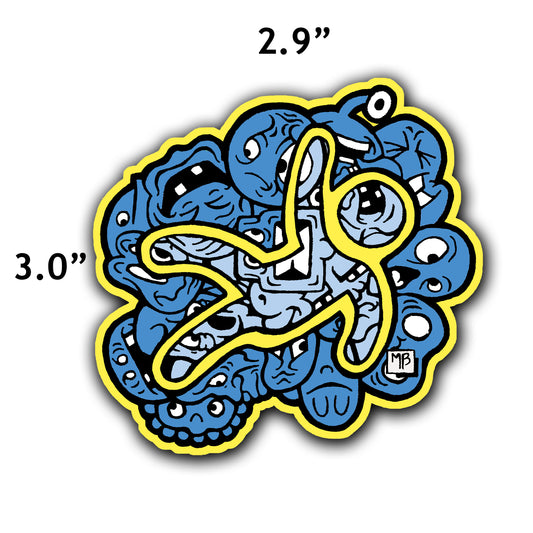"FALLING HAZARD" - sticker