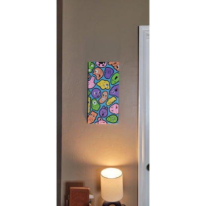 "The Party" Acrylic on canvas 10x20
