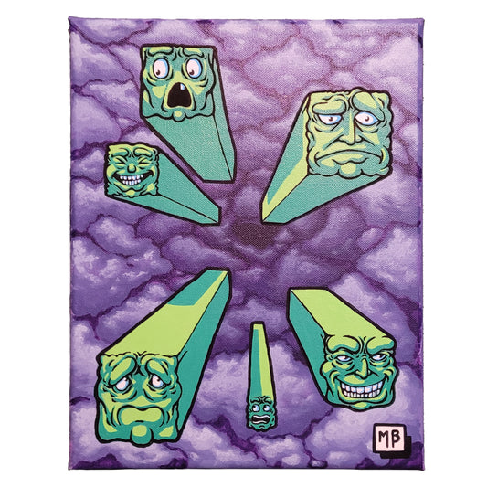 "The Voyage of the Long Green Blocks" - Print 5x7