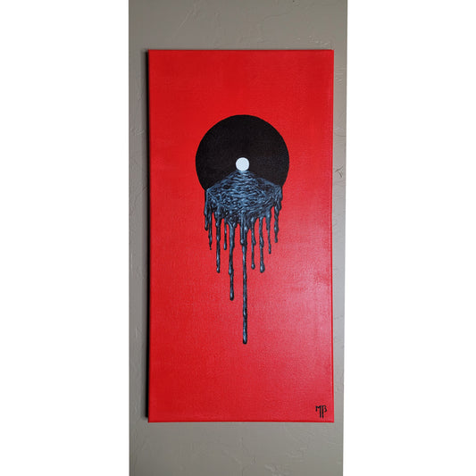 "The Well" acrylic on canvas 10x20 *sold*