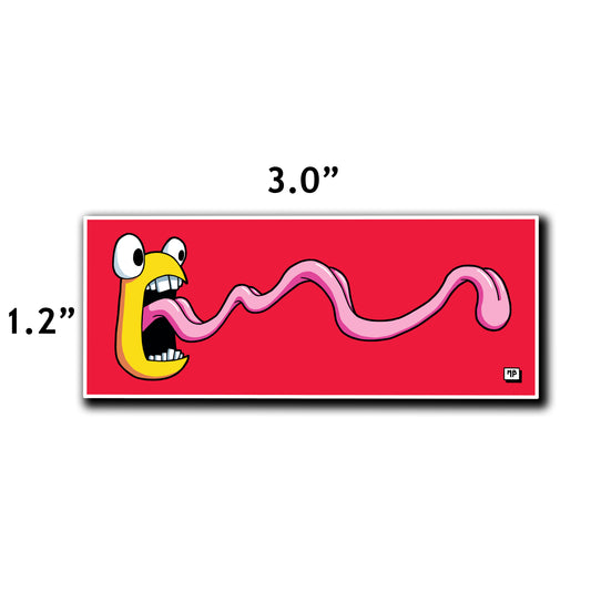 "Tongue Tied" - sticker